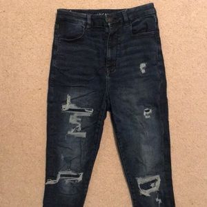 American eagle highest rise rise jeggings size 8!!